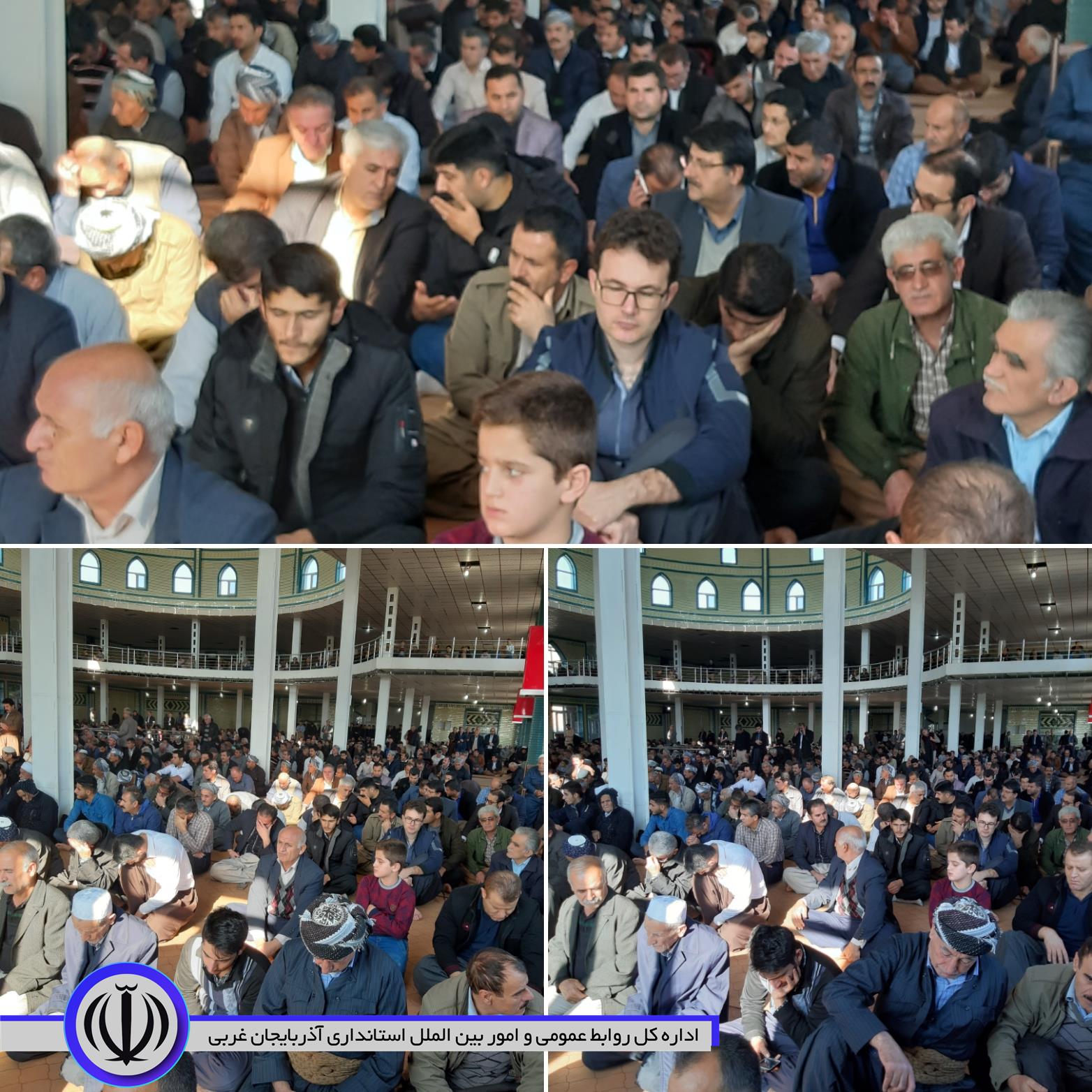 حضور سرپرست فرمانداری اشنویه، فرمانده انتظامی، شورای شهر اشنویه و شهردار و تعدادی از مسئولان در نماز جمعه اشنویه @oshnaviehadmin0