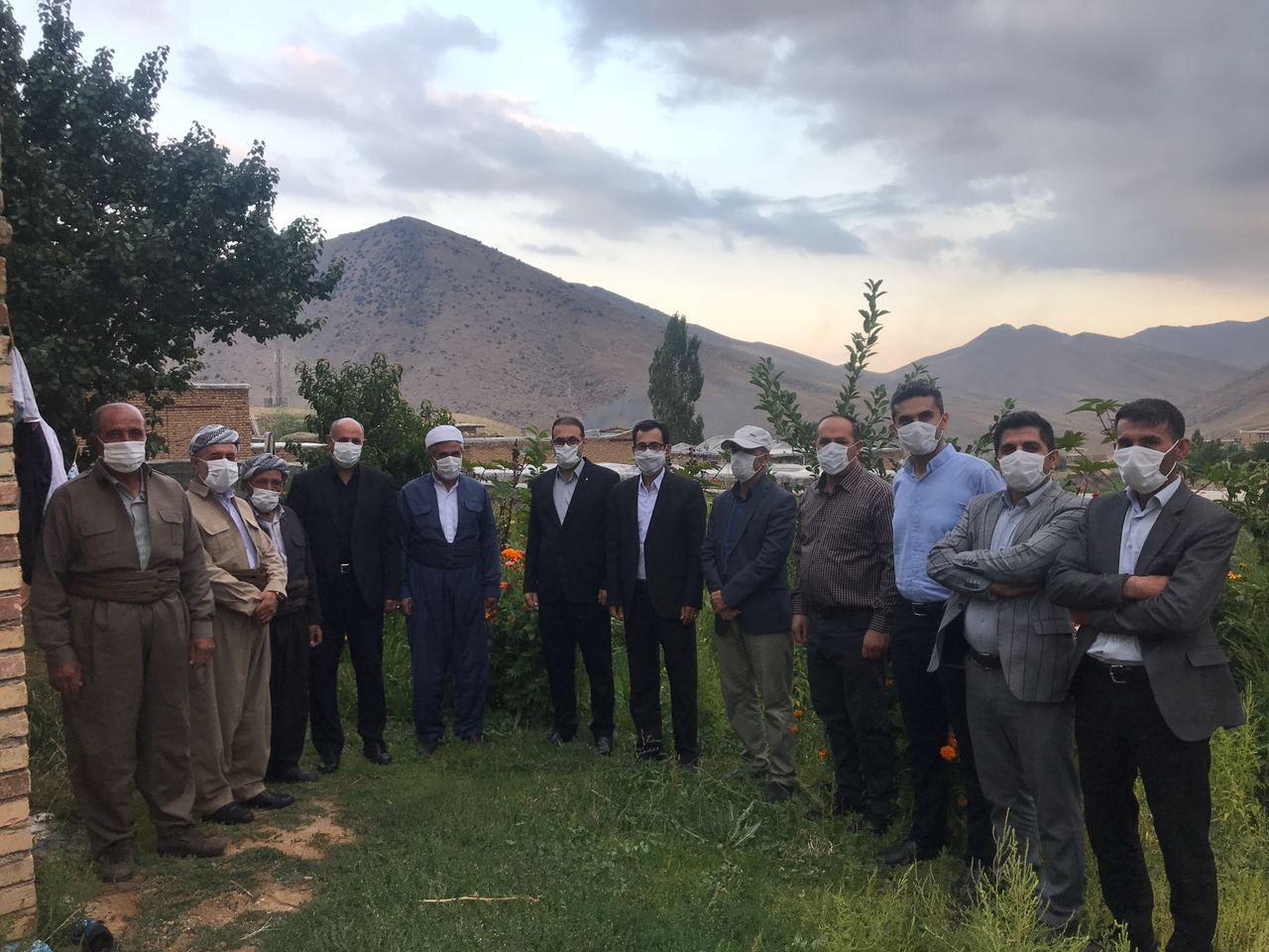دیدار فرماندار محترم با امام جماعت و اهالی روستای دوستک