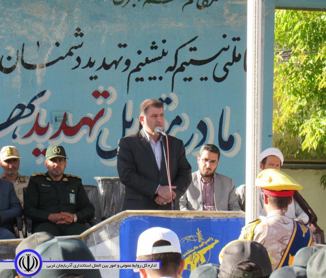 مراسم صبحگاه مشترک اقتدارنیروهای مسلح مستقر در شهرستان اشنویه