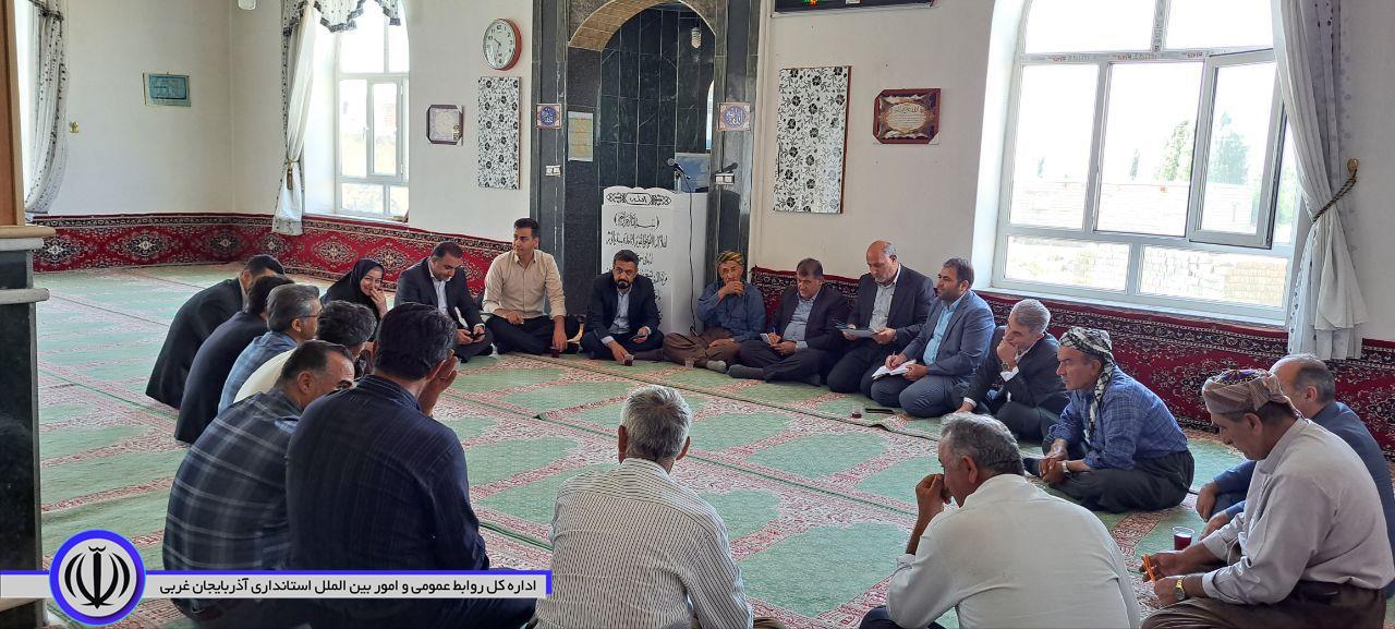 🔹بیست و سومین چهارشنبه های توسعه پایدار روستایی در قالب چهارشنبه های توسعه پایدار روستایی حضور سید علی ترابی فرماندار شهرستان اشنویه