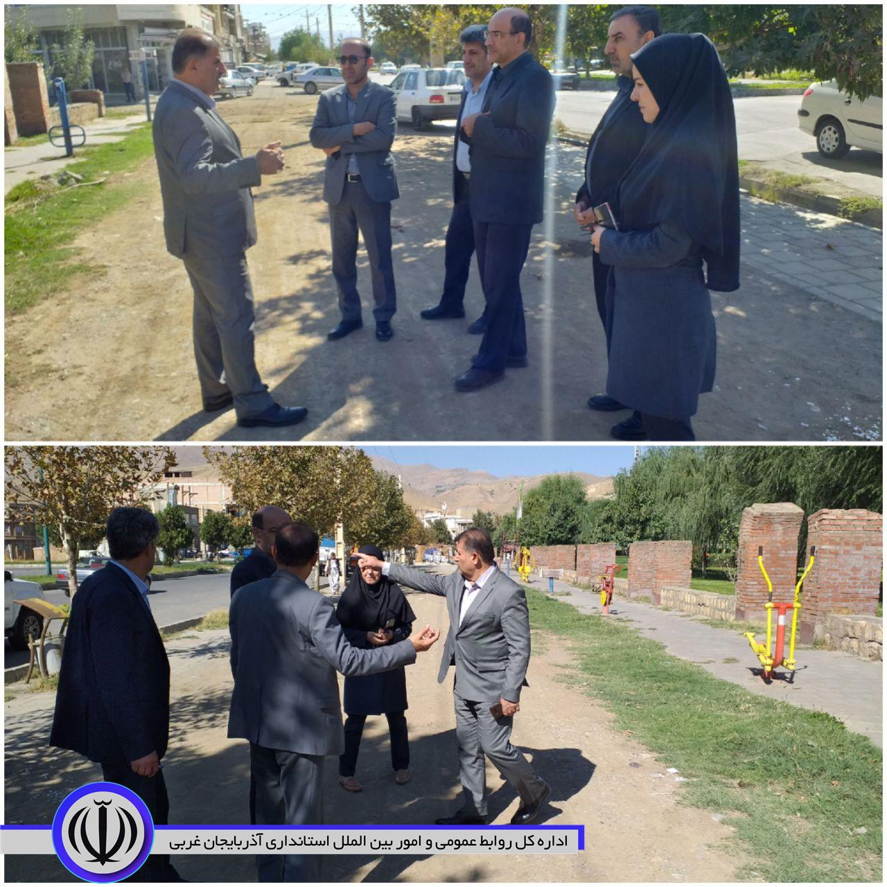 بازدید فرماندار اشنویه از محل پیشنهادی احداث نمایشگاه دائمی صنایع دستی