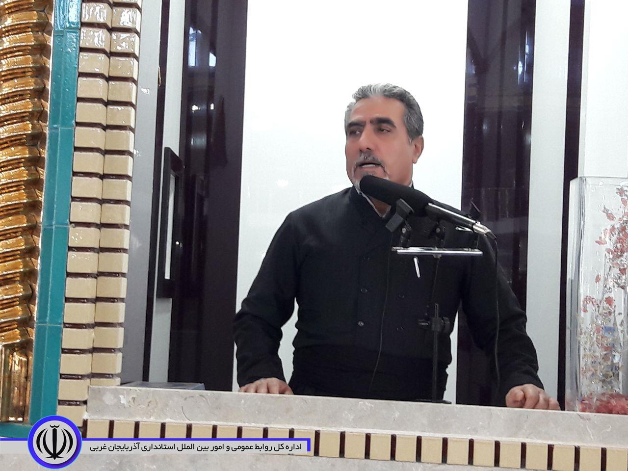 سخنرانی فرماندار اشنویه در نماز جمعه ۱۲بهمن