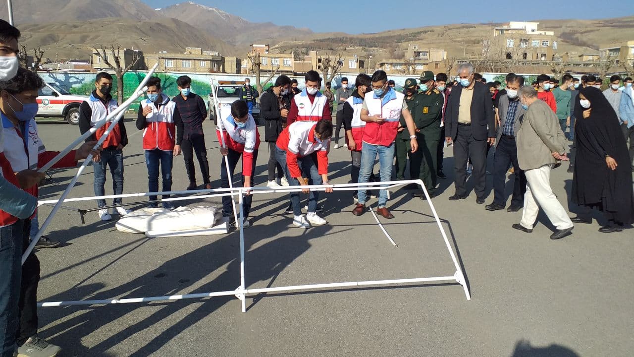 برگزاری بیست و سومین مانور سراسری مانور زلزله در اشنویه