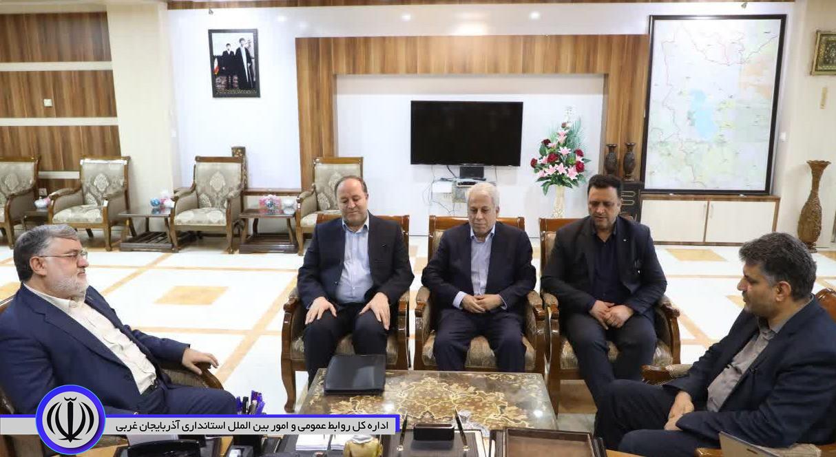 دیدارمعاون وزیر و رییس سازمان آموزش فنی و حرفهای کشور با استاندار آذربایجان غربی