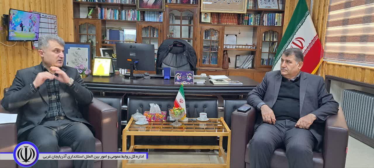 بمناسبت هفته سواد آموزی اعضای شورای سواد آموزی شهرستان با فرماندار اشنویه دیدار کردند