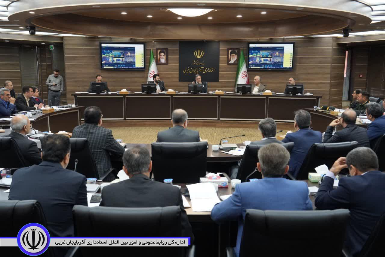 برگزاری جلسه شورای ساماندهی مبادلات مرزی استان به ریاست رضا رحمانی استاندار آذربایجان‌غربی