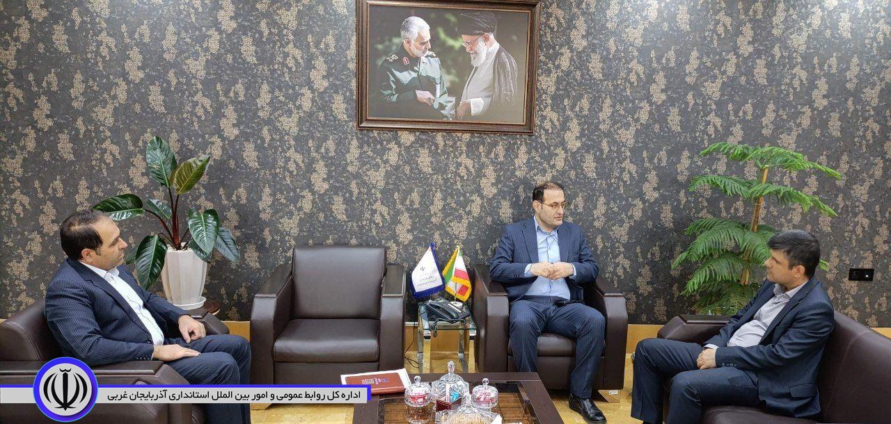 دیدار سرپرست فرمانداری اشنویه با سرپرست سازمان برنامه و بودجه استان آذربایجانغربی