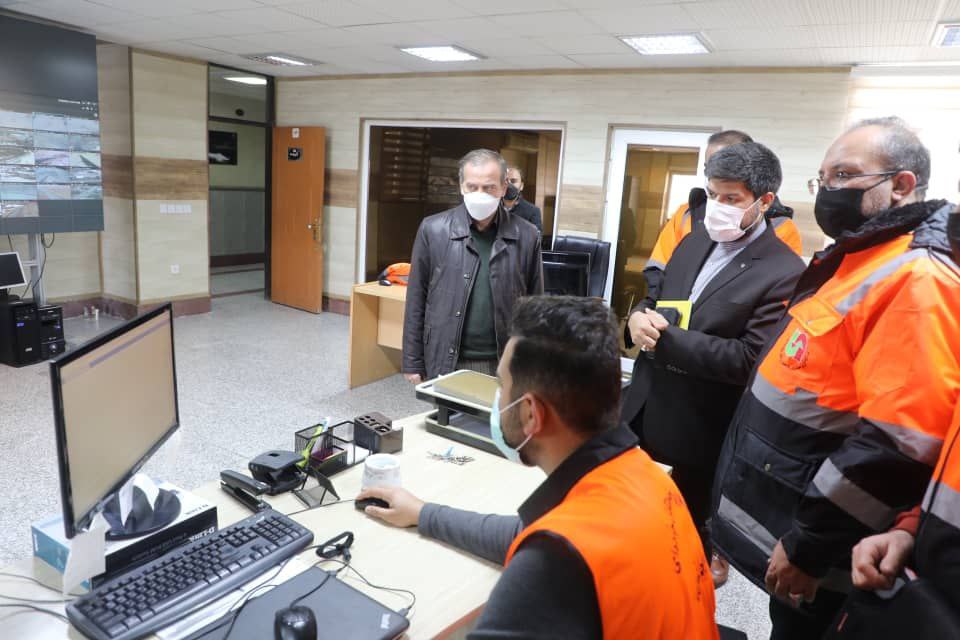 بازدید رهبردین سرپرست معاونت هماهنگی امور عمرانی استانداری آذربایجان غربی از مرکز مدیریت راههای اداره کل راهداری و حمل ونقل جاده ای استان