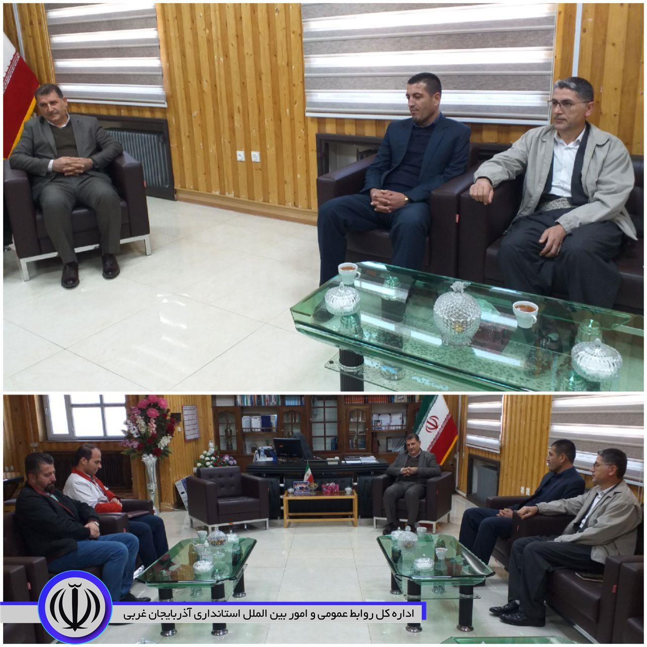 🔻دیدار شورای اجرایی و سرپرست جمعیت هلال احمر شهرستان با فرماندار اشنویه