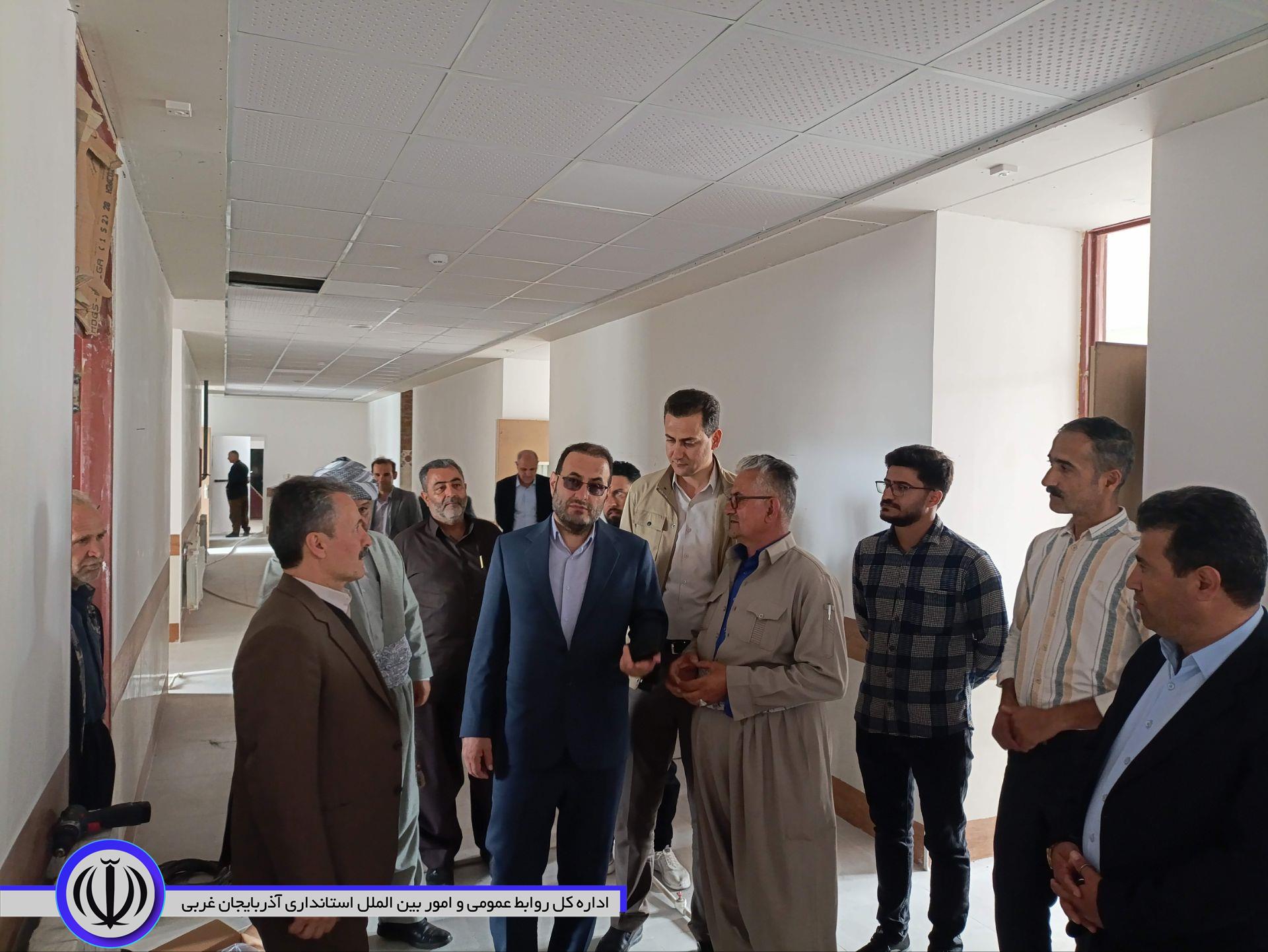 بازدید فرماندار اشنویه از روستای ده شمس بزرگ