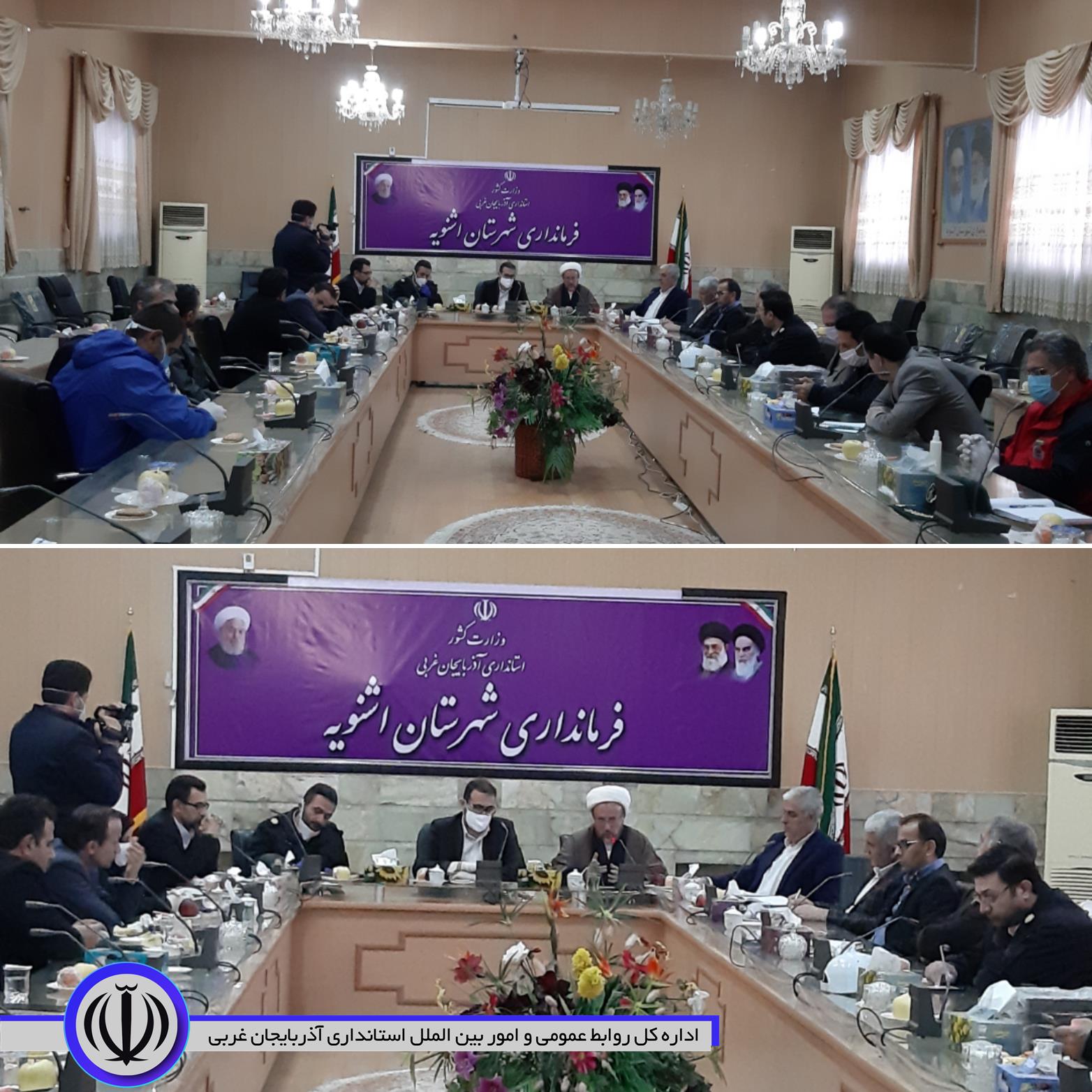 جلسه برنامه ریزی مدیریت مشارکت های مردمی جهت پیشگیری از کرونا