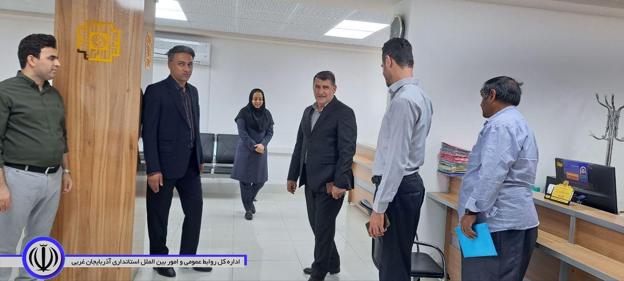 در بازدید فرماندار از اداره امور مالیاتی صورت گرفت،