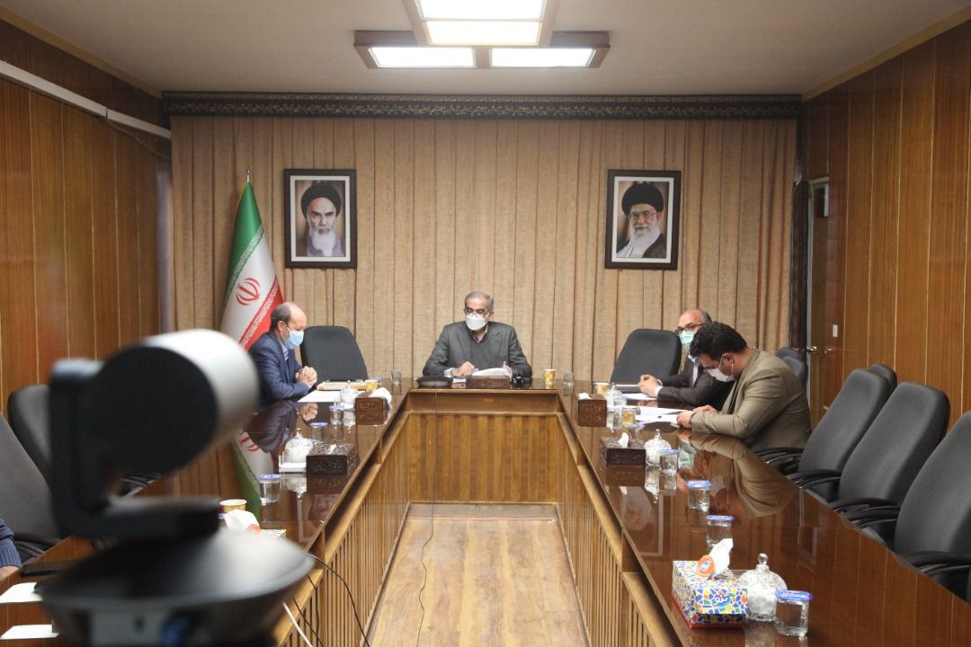 برگزاری جلسه هماهنگی معاون هماهنگی امور اقتصادی استاندار آذربایجان غربی با تیم کارشناسی ایمیدرو به صورت ویدئوکنفرانس، جهت بررسی و پیگیری اجرای فنی و اقتصادی زمینه‌های بالقوه سرمایه گذاری در بخش معادن
