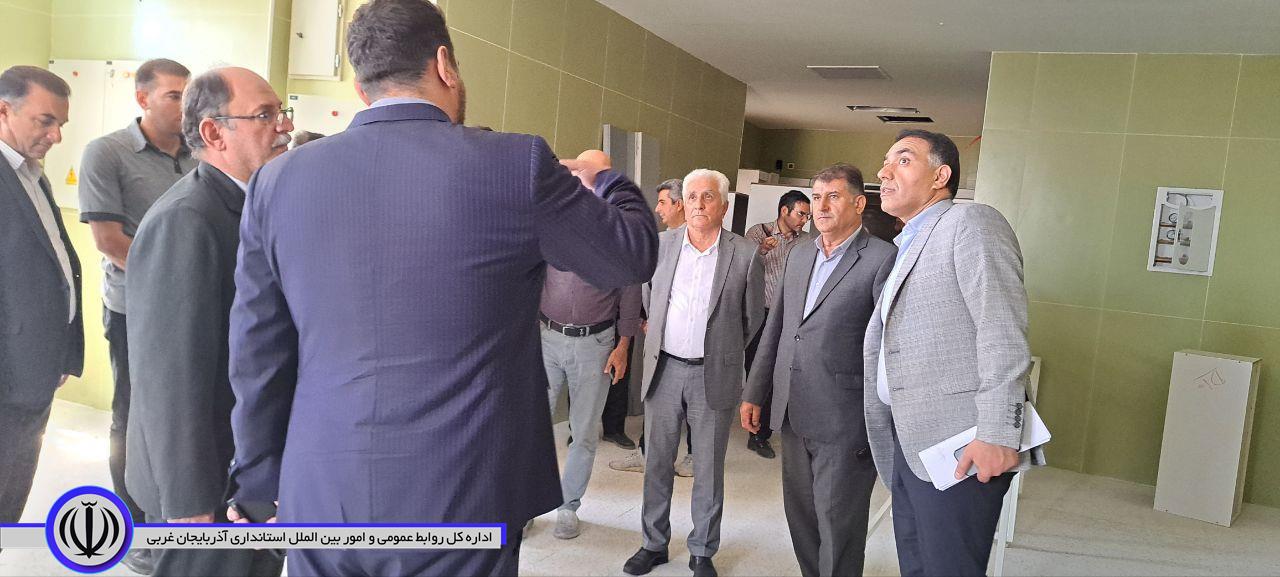 🔹بازدید سید علی ترابی فرماندار شهرستان اشنویه بهمراه دکتر ولیزاده رئیس دانشگاه علوم پزشکی و خدمات بهداشتی درمانی آذربایجان غربی از بیمارستان جدید الاحداث شهرستان اشنویه