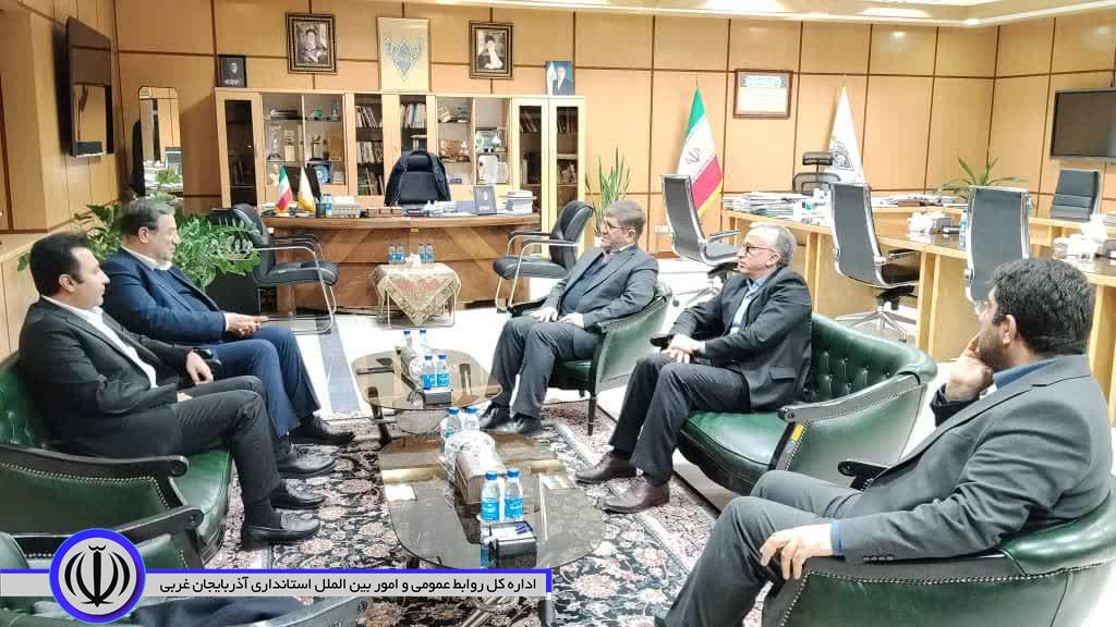 دیدار استاندار آذربایجان‌غربی با مدیرعامل راه‌آهن کشور