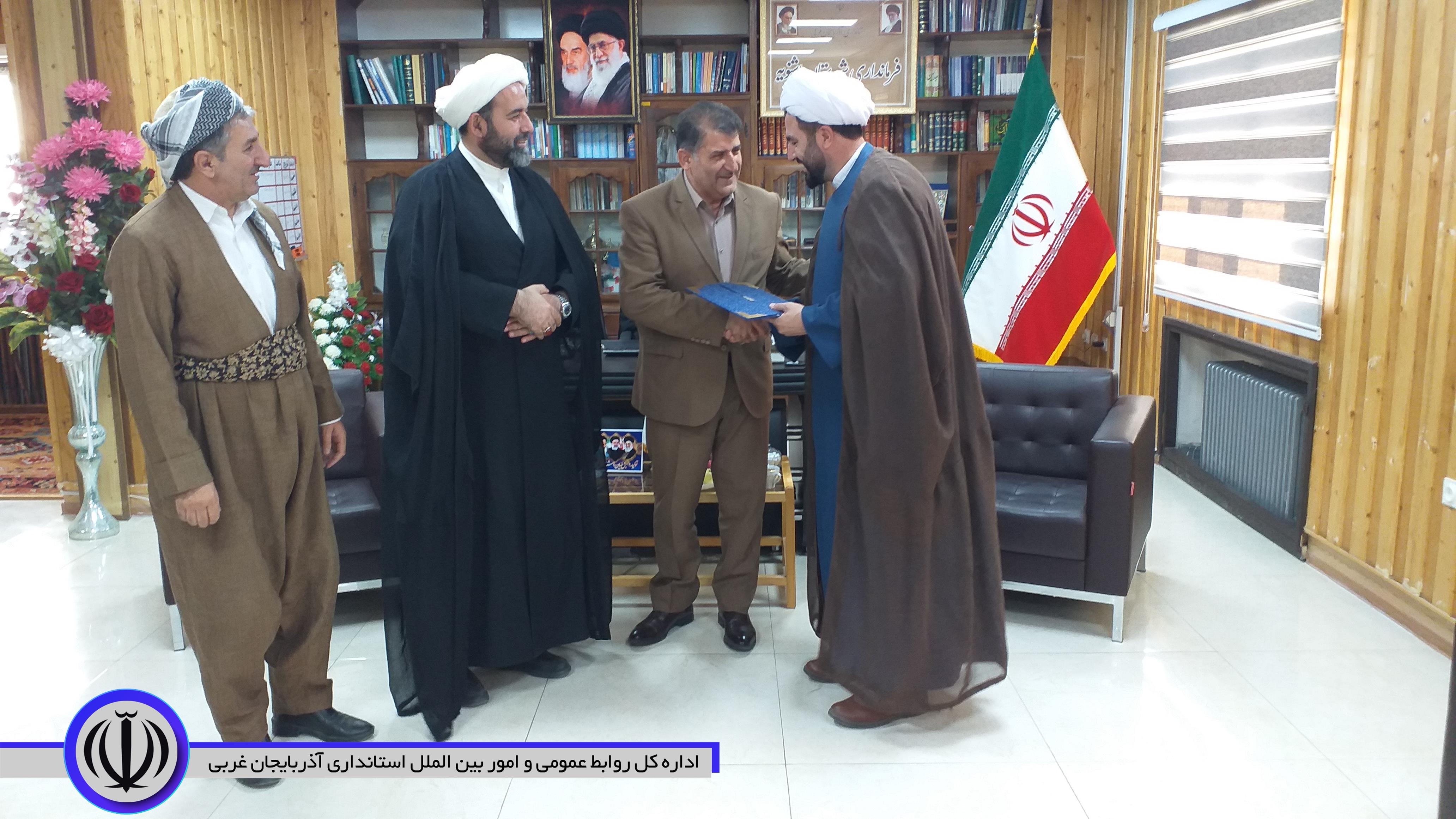معارفه سرپرست اداره تبلیغات اسلامی اشنویه