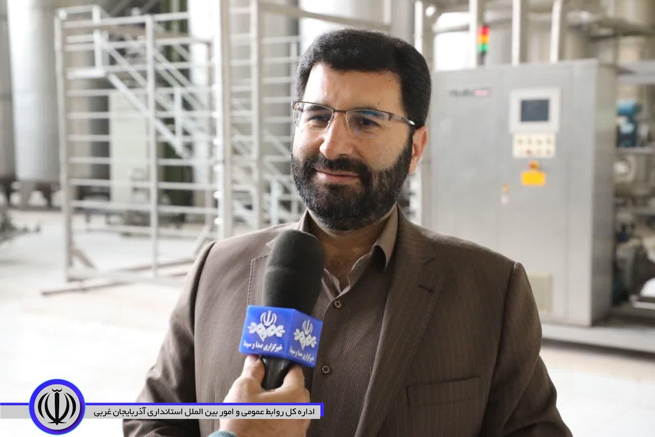 معاون هماهنگی امور اقتصادی استاندار آذربایجان‌غربی با بیان اینکه رسیدگی به وضعیت واحدهای تولیدی مشکل‌دار ادامه دارد، گفت: 54 درصد مصوبه‌های طرح یکشنبه‌های تولید در راستای حمایت و حل مشکلات واحدهای تول