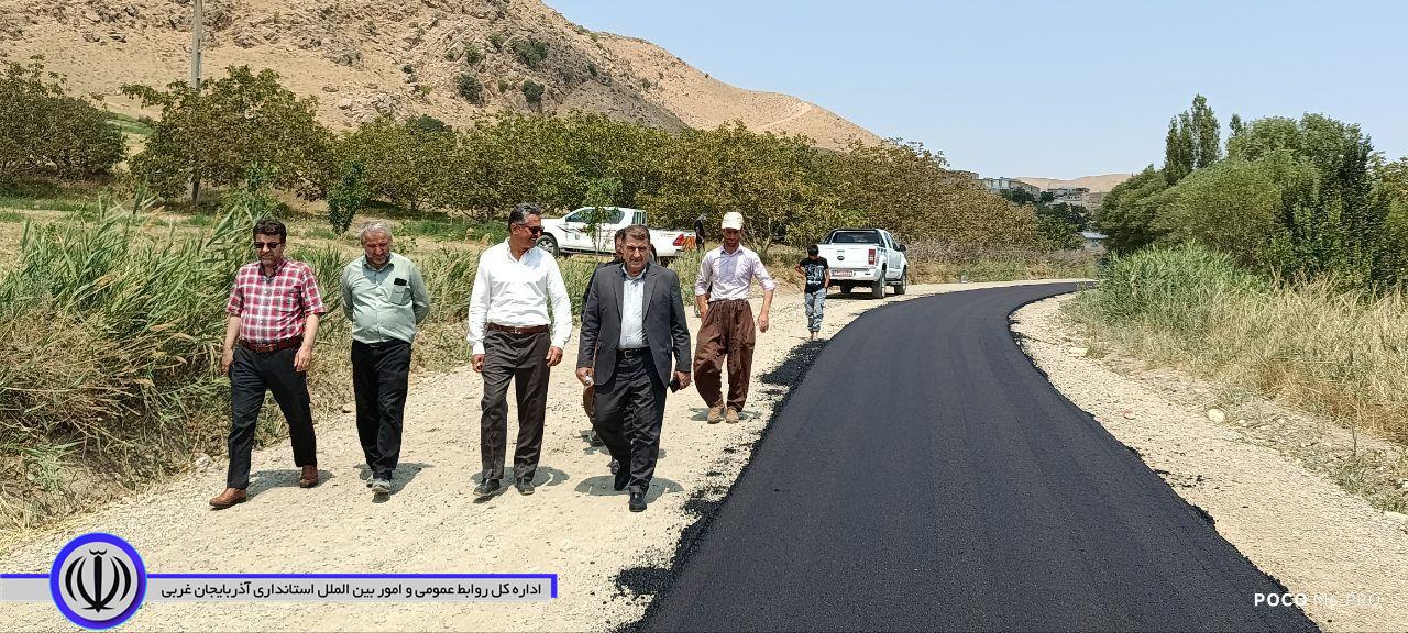 بهسازی و آسفالت راه روستای پولیه