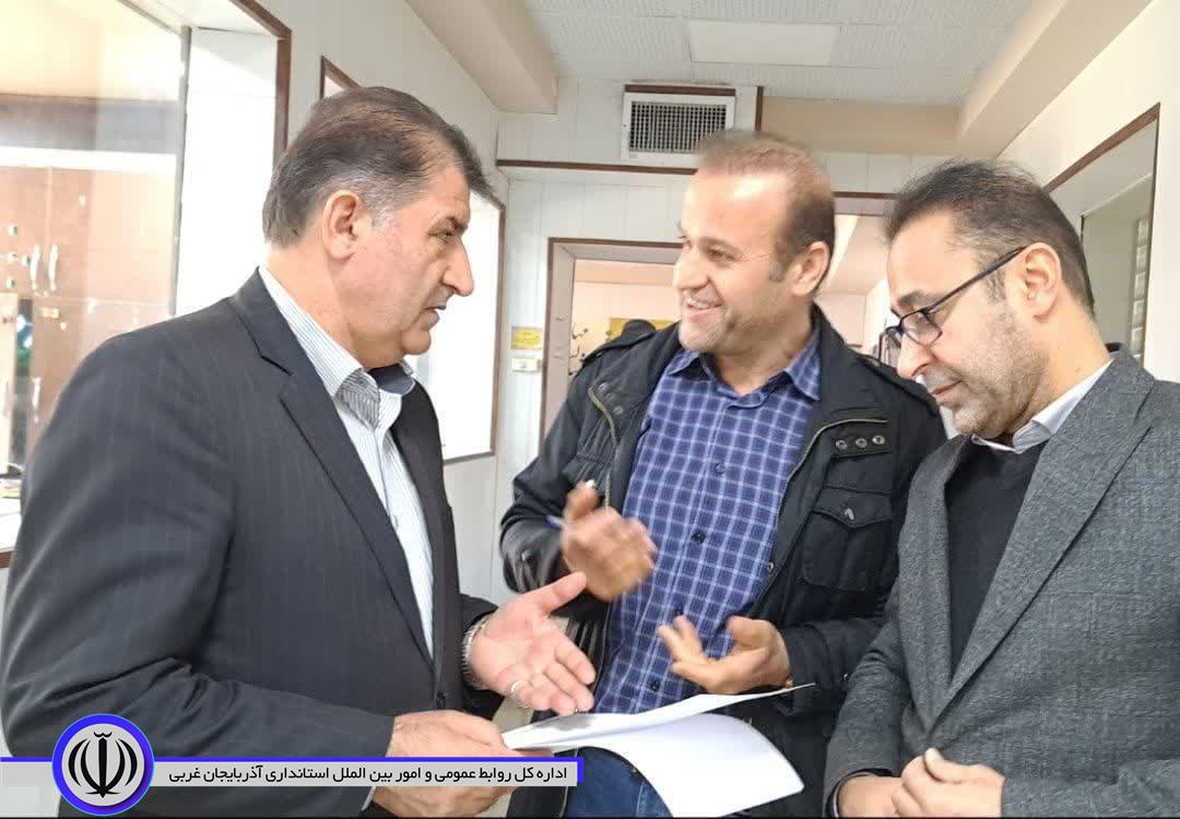بازدید سرزده سید علی ترابی فرماندار شهرستان اشنویه از شهرداری اشنویه