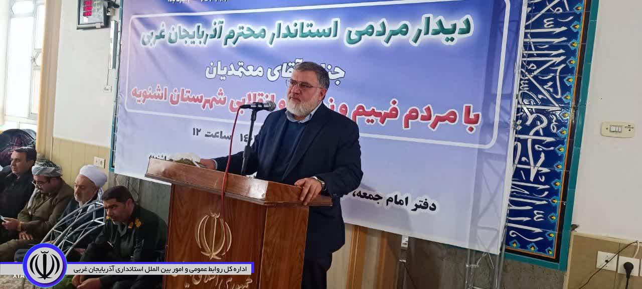 دیدار مردمی استاندار آذربایجان غربی با اقشار مختلف مردم اشنویه