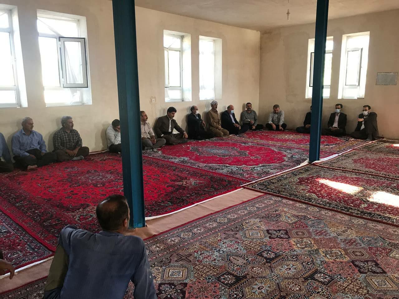 بازدید فرماندار اشنویه از روستای گلماوران بخش مرکزی
