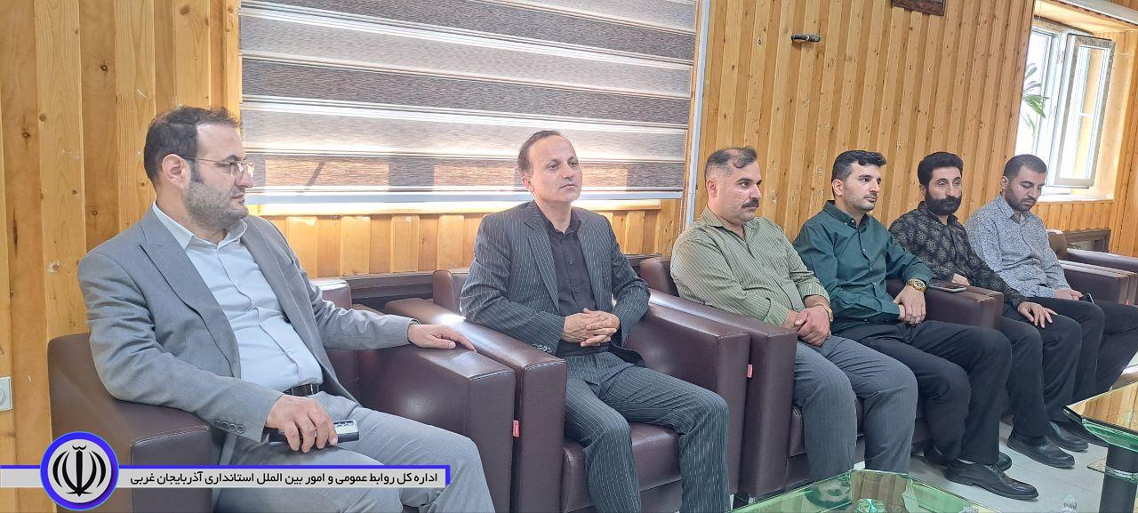دیدار رییس ، کارکنان و مسئولان موسسات و مراکز تحت پوشش اداره بهزیستی با سرپرست فرمانداری اشنویه