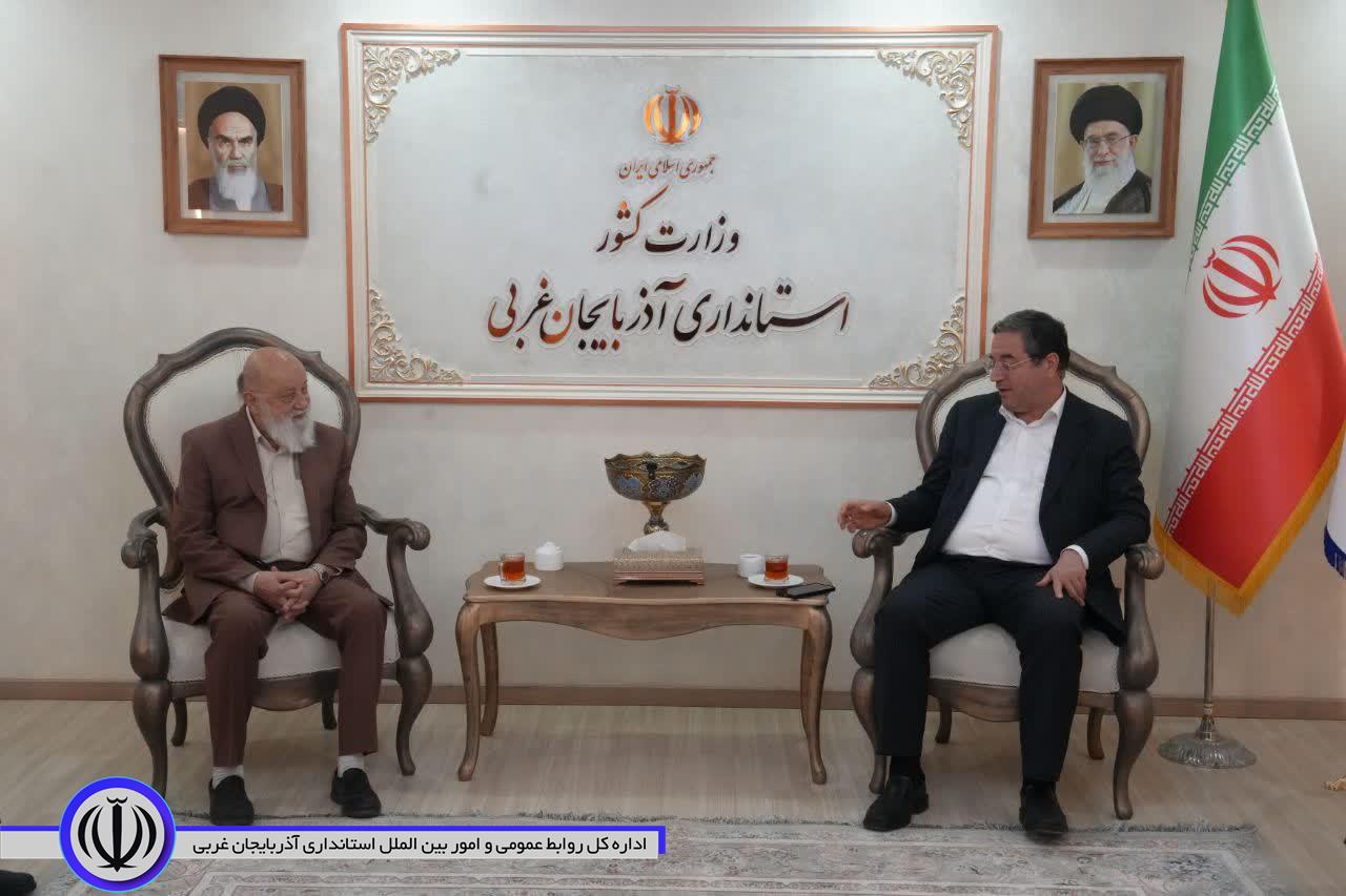 دیدار رئیس شورای شهر تهران با استاندار آذربایجان‌غربی