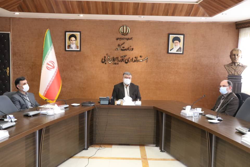 حضور ویدئوکنفرانسی محمدصادق معتمدیان، استاندار آذربایجان غربی در جلسه ستاد ملی مبارزه با کرونا به ریاست رئیس جمهور
