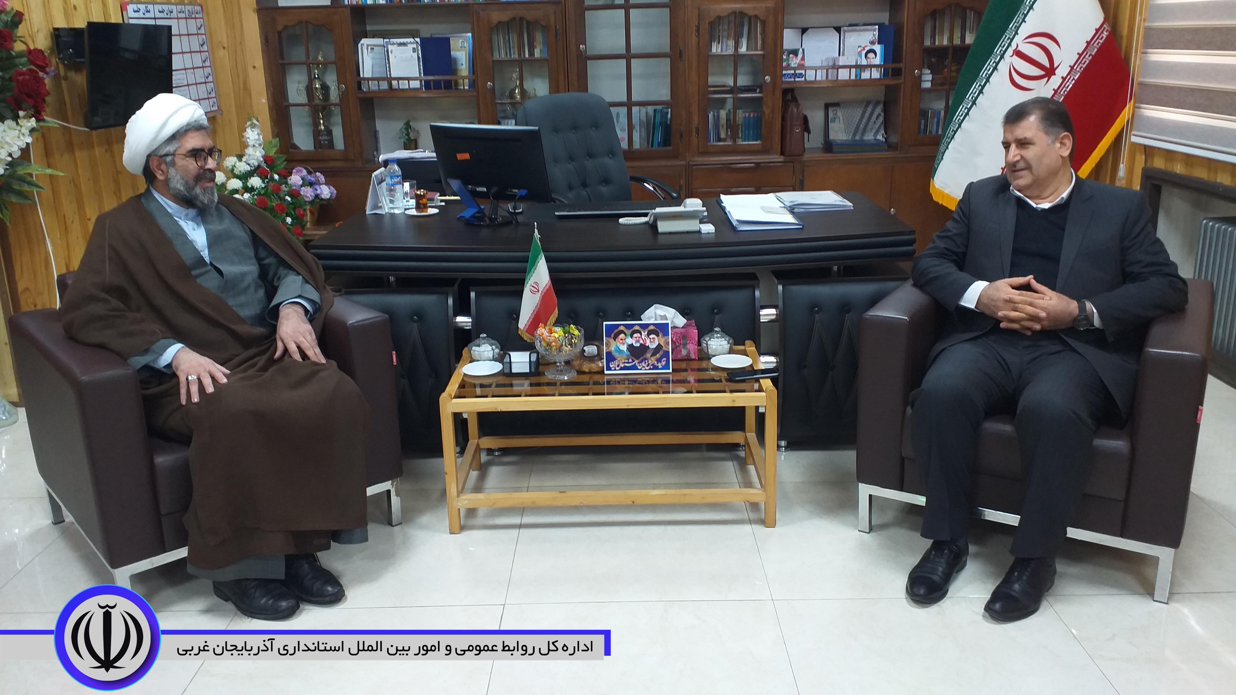 دیدار مدیرکل بنیاد شهید و امور ایثارگران استان با فرماندار اشنویه
