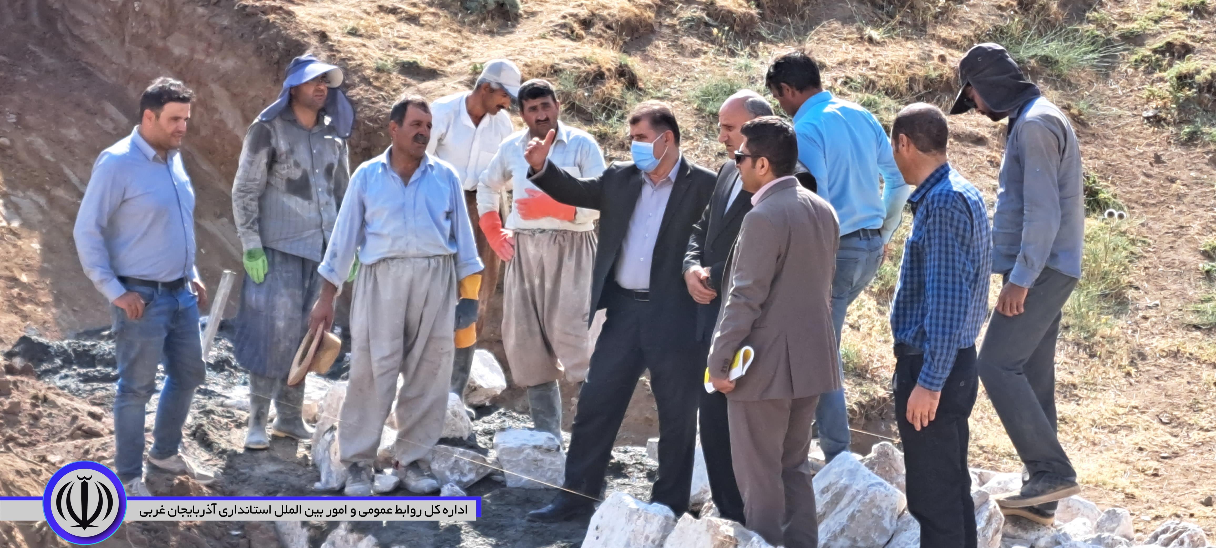 آغاز عملیات ساخت سدهای ملاتی در حوزه آبریز 5روستای بخش مرکزی اشنویه