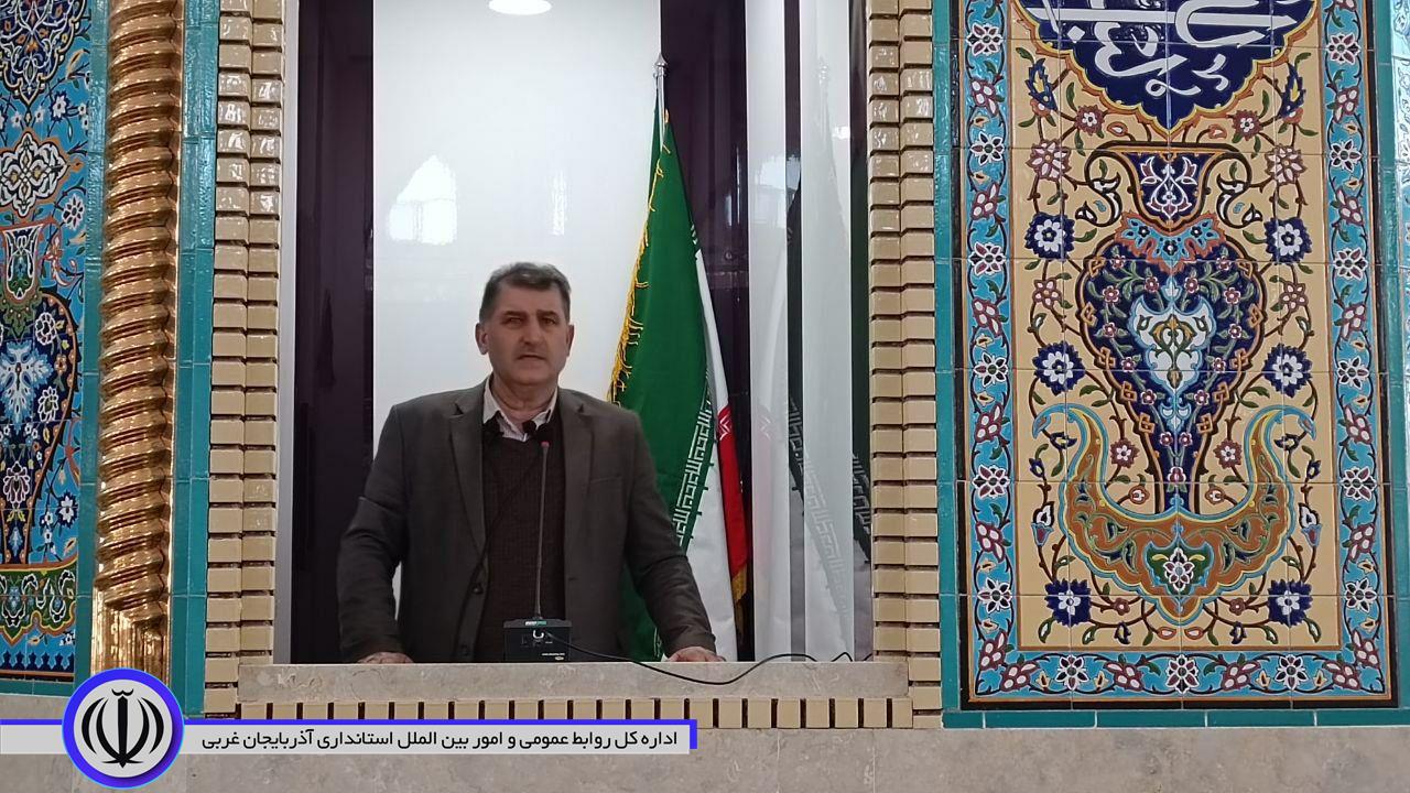 حضور فرماندار در آیین عبادی سیاسی نماز جمعه اشنویه