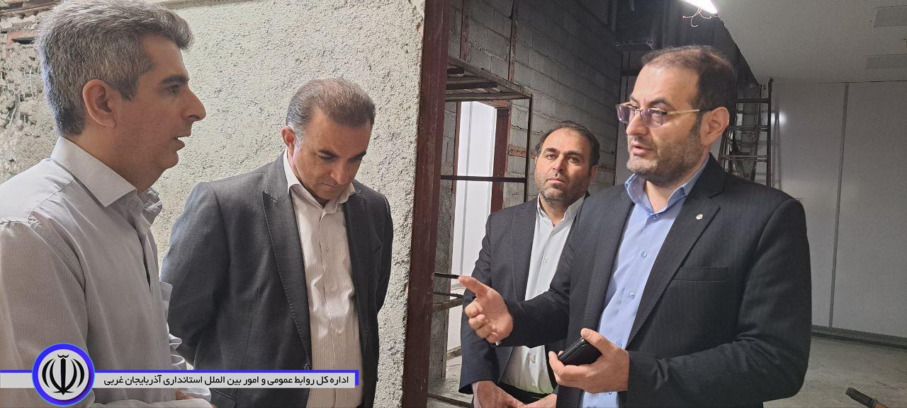 بازدید مام عزیزی سرپرست فرمانداری اشنویه از بیمارستان شهرستان و دیدار با دکتر ولیزاده رییس دانشگاه علوم پزشکی استان