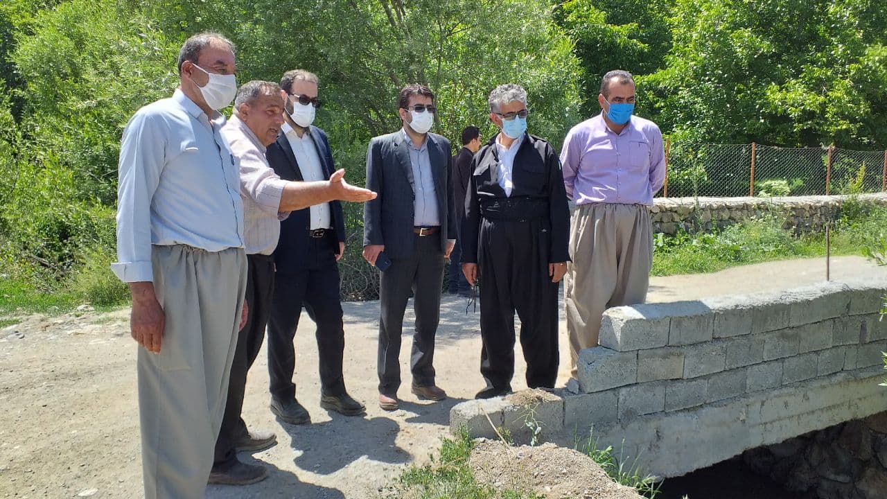 بازدید فرماندار اشنویه از روستاهای بخش نالوس