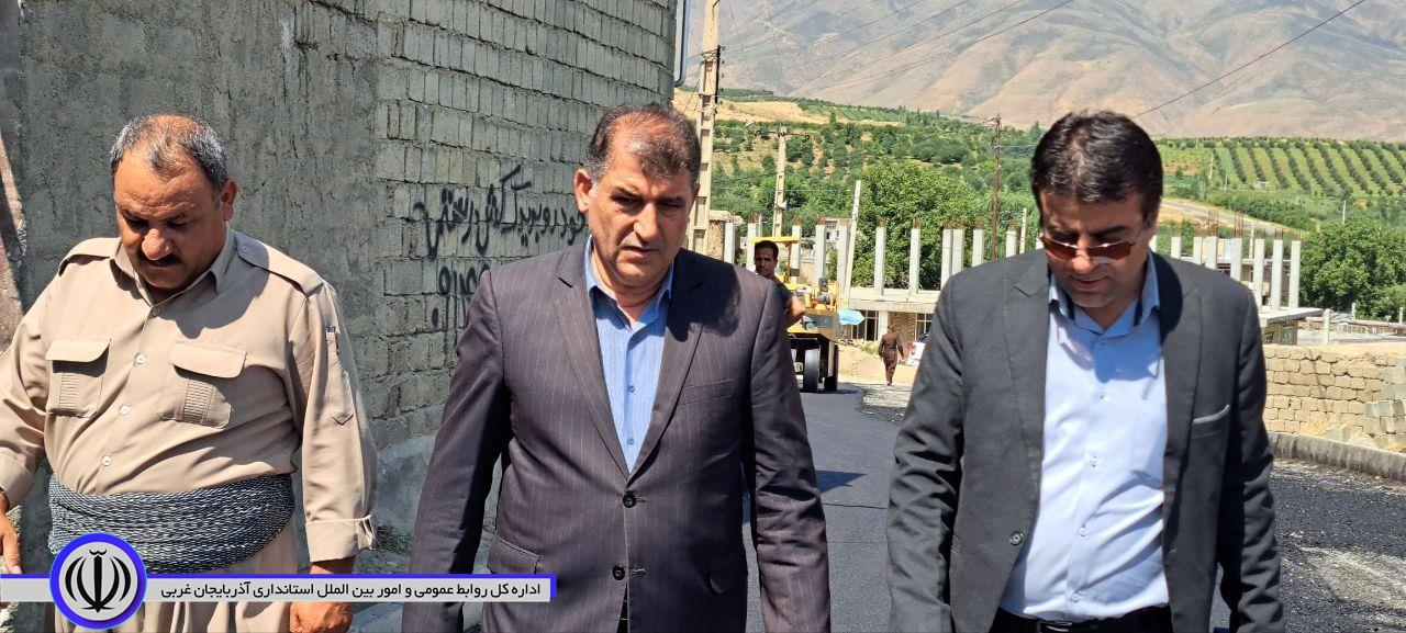آسفالت معابر روستای هق آغاز شد