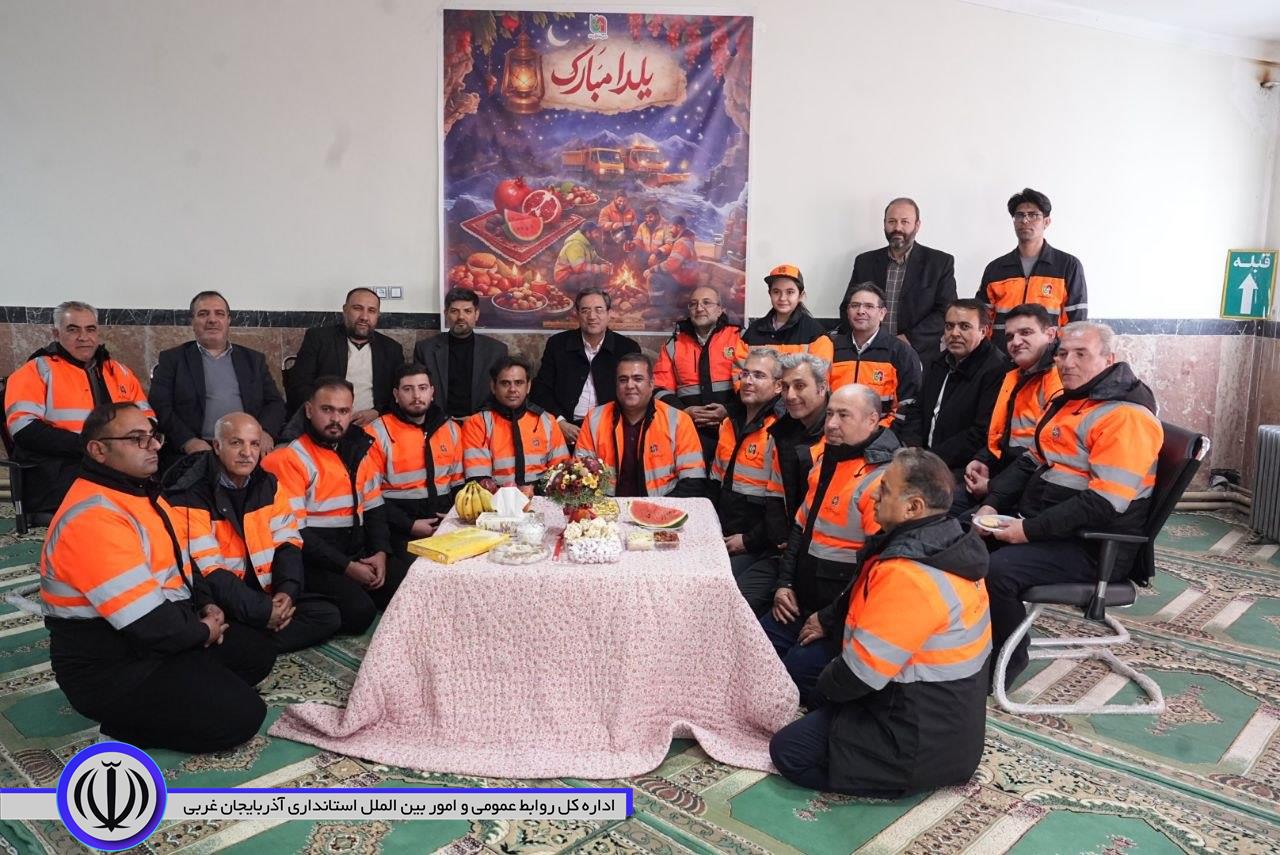 جشن شب یلدای استاندار آذربایجان‌غربی با راهداران