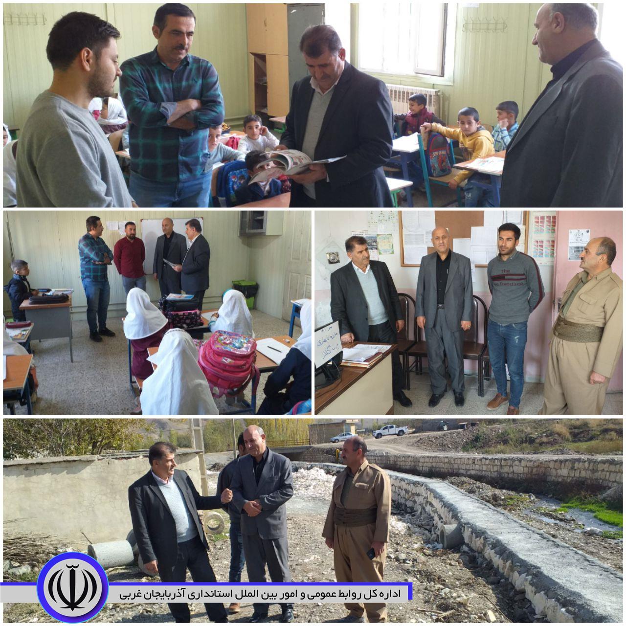 💠 بازدید فرماندار اشنویه از روستای گلاز