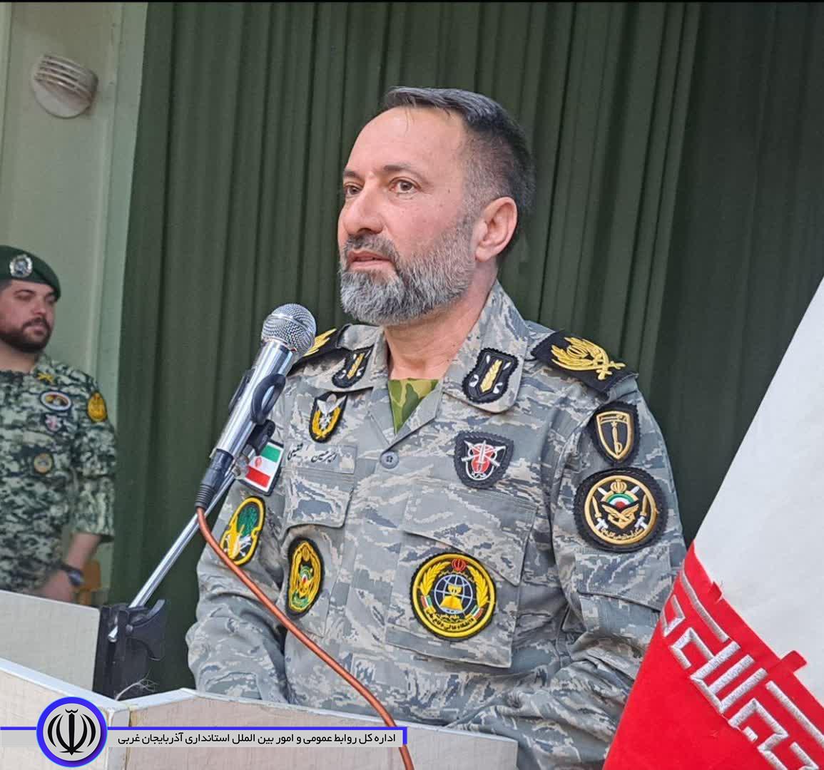 🔹فرمانده  قرارگاه شمال‌غرب ارتش: در مقابل تهدیدات دشمنان تا پای جان  ایستاده ایم