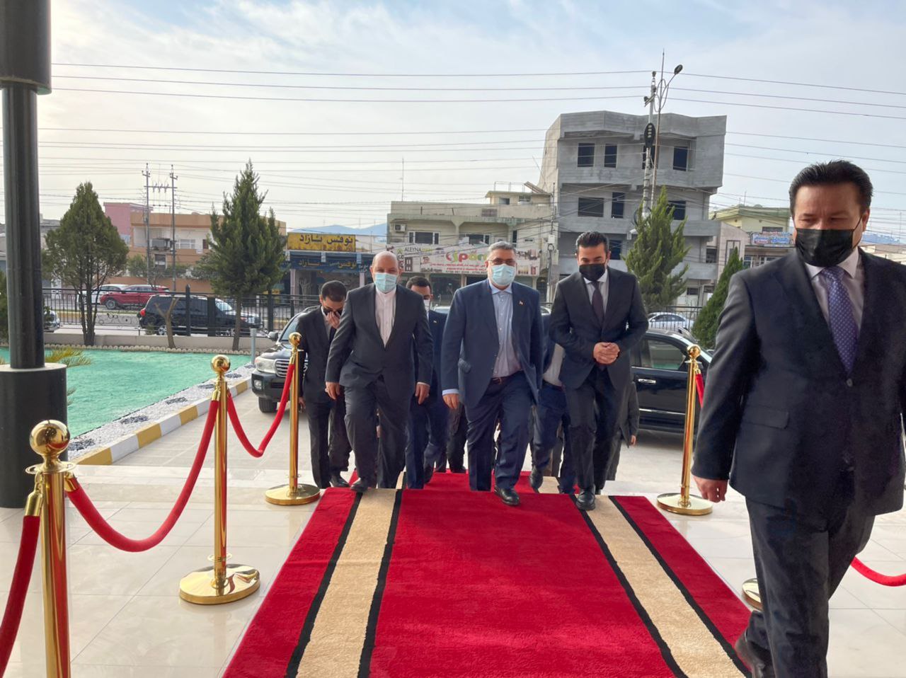 📷حضور استاندار آذربایجان غربی در گمرک ابراهیم خلیل اقلیم کردستان عراق