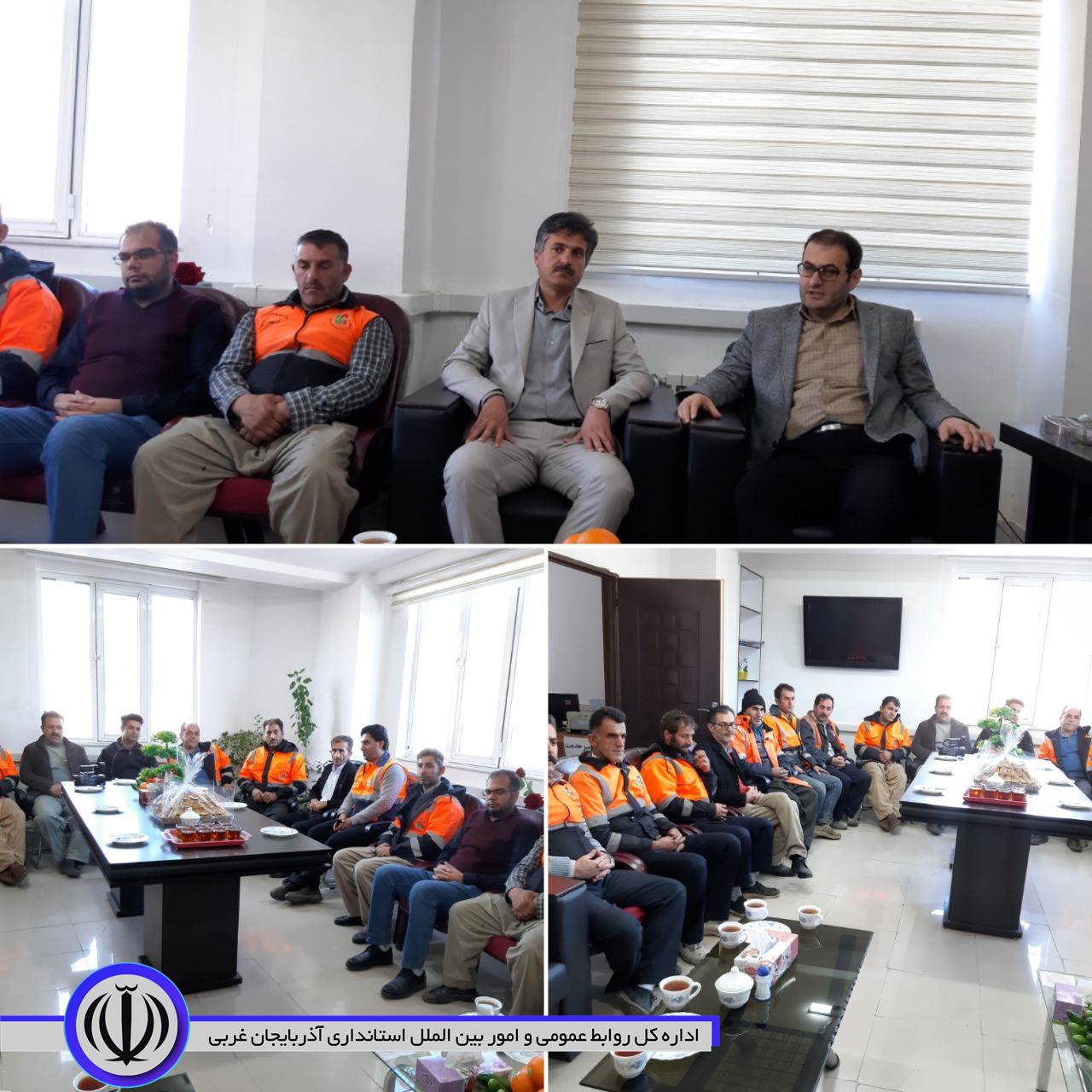 دیدار سرپرست فرمانداری با راهداران