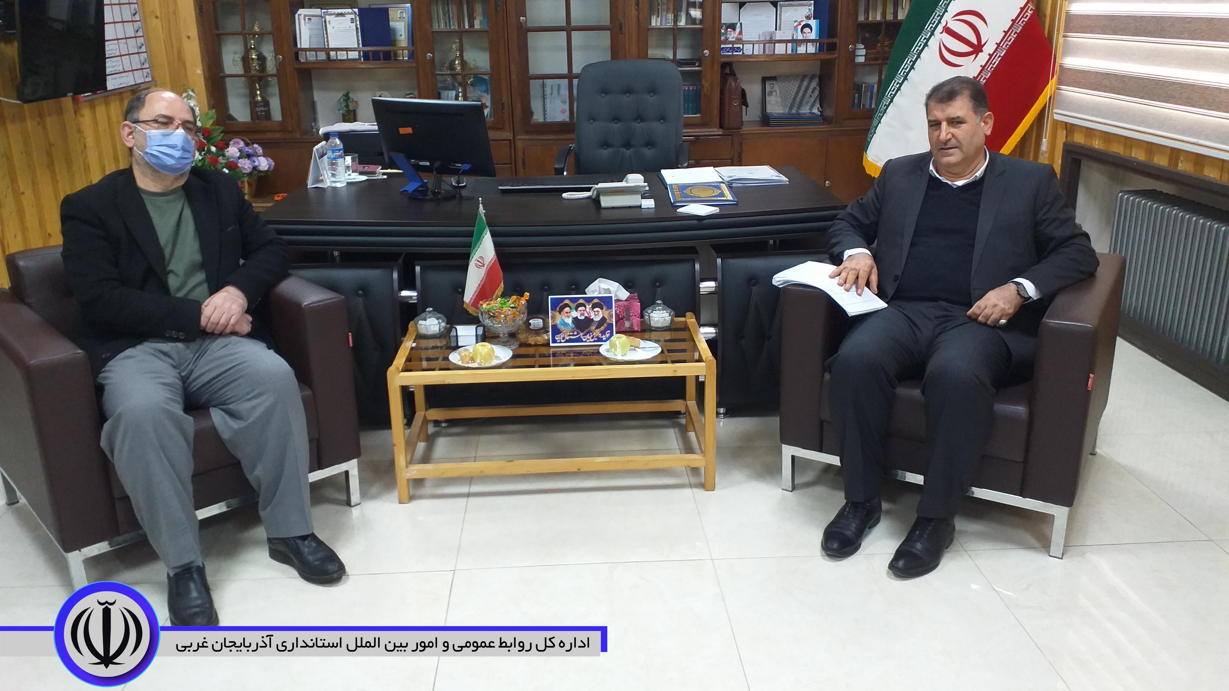 دیدار رئیس دانشگاه علوم پزشکی استان با فرماندار اشنویه