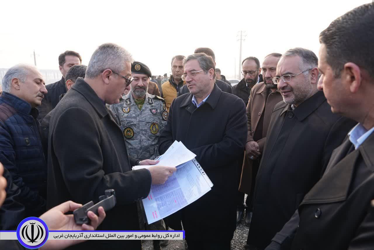 استاندار آذربایجان‌غربی از پروژه راهسازی محور ارومیه - اشنویه