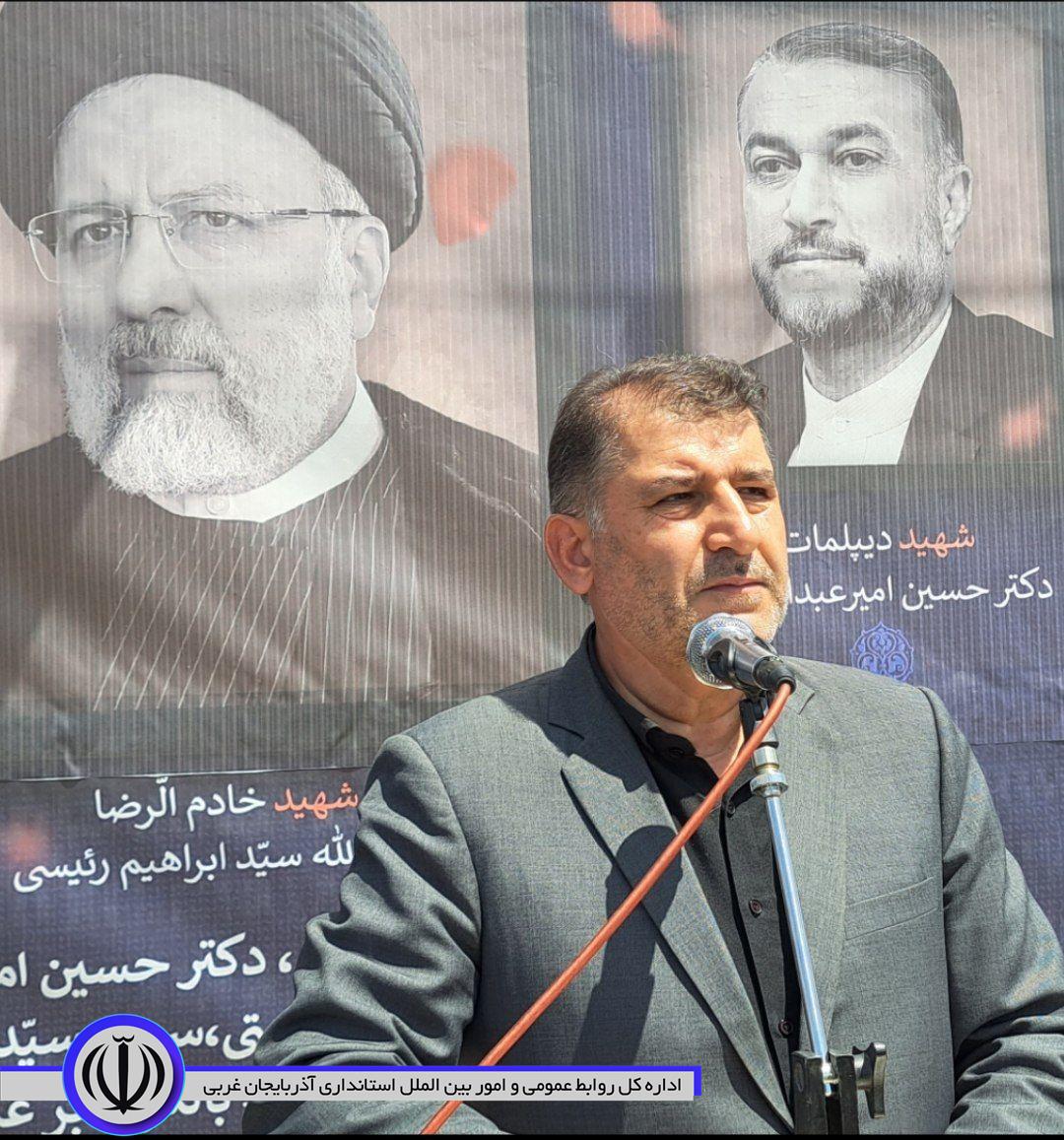 فرماندار اشنویه : آیت الله رییسی پرچمدار جبهه جهاد و تلاش و کوشش بود