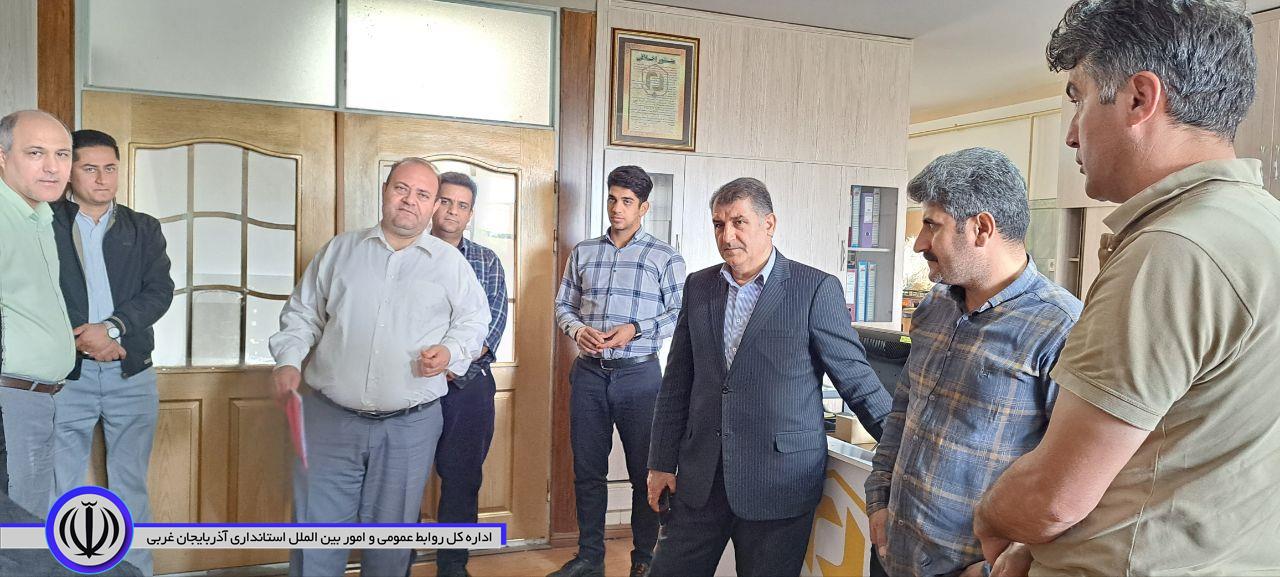 بازدید سرزده فرماندار از بنیاد مسکن انقلاب اسلامی اشنویه