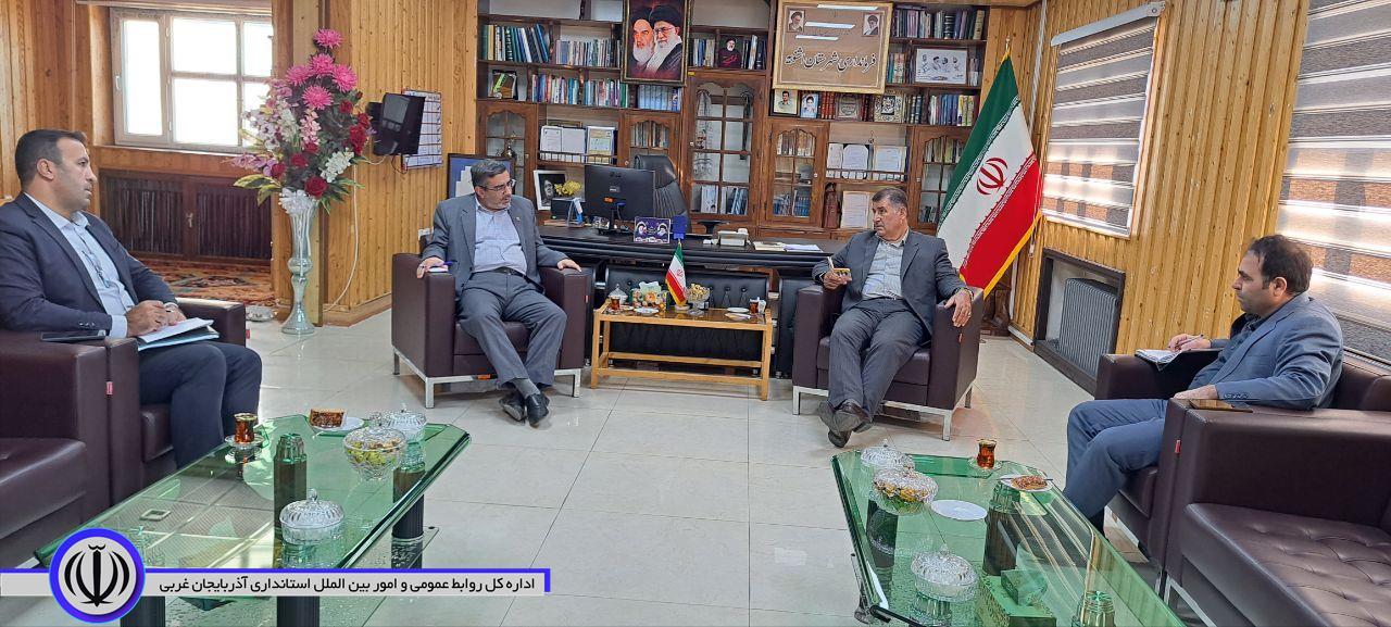 🔹دیدار شهسوار مدیر عامل شرکت شهرک های صنعتی آذربایجانغربی با سید علی ترابی فرماندار شهرستان اشنویه و بررسی مشکلات شهرک صنعتی اشنویه و ناحیه صنعتی نالوس
