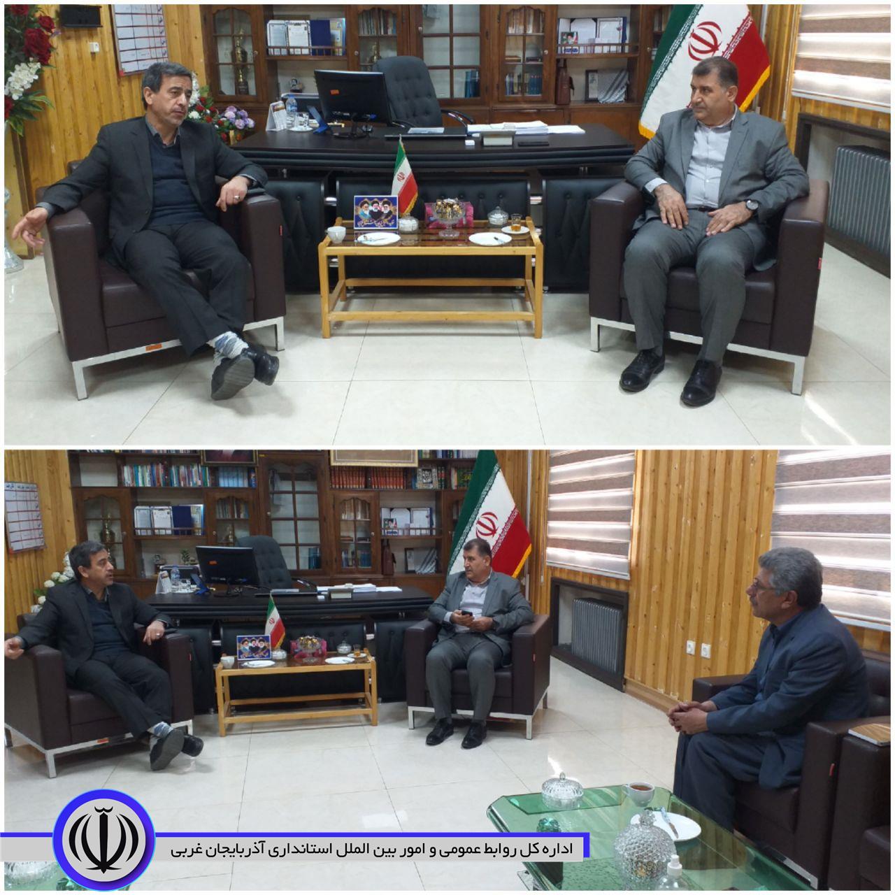 ✴️ دیدار ذیحساب راهداری و حمل و نقل جاده ای استان با فرماندار اشنویه