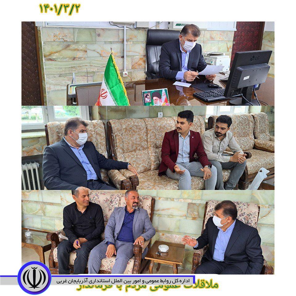 در راستای پیگیری و رفع مشکلات مردم صورت گرفت:  ملاقات‌ عمومی مردم با فرماندار شهرستان