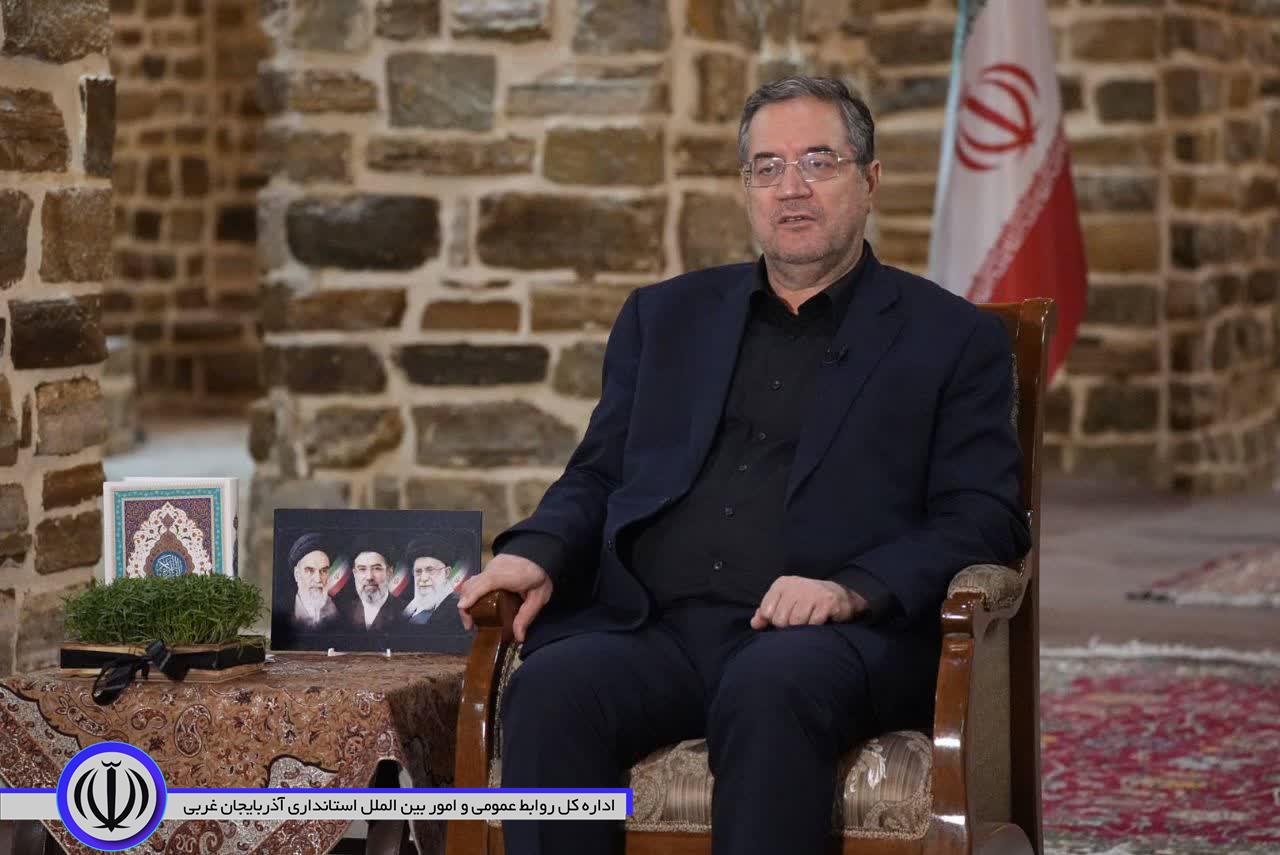 پیام نوروزی رضا رحمانی استاندار آذربایجان‌غربی