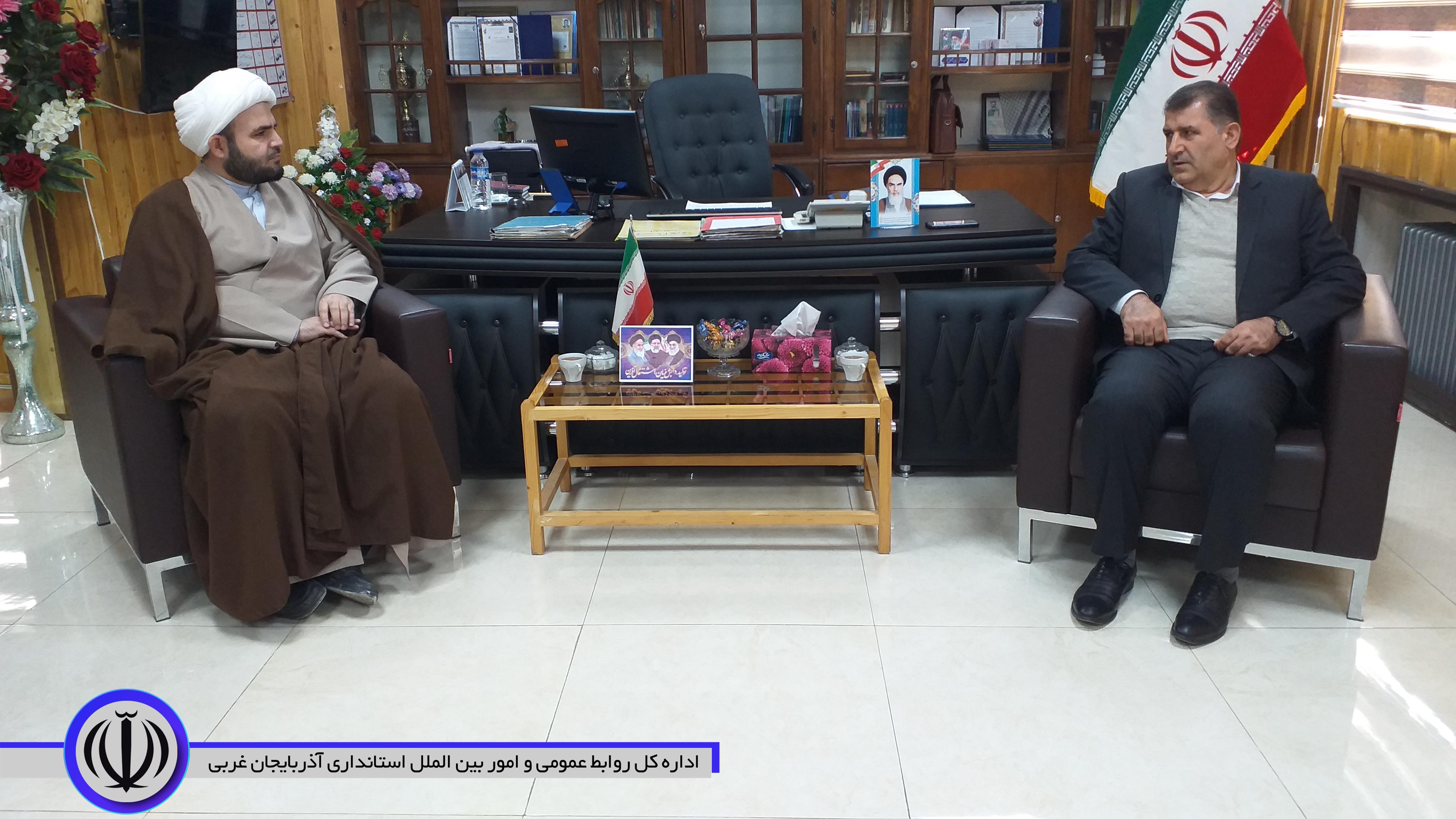 دیدار نماینده ولی فقیه در بنیاد مسکن انقلاب اسلامی استان با فرماندار اشنویه
