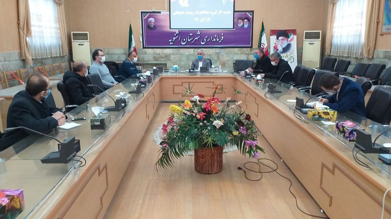 برگزاری جلسه کارگروه مخاطرات زیست محیطی شهرستان