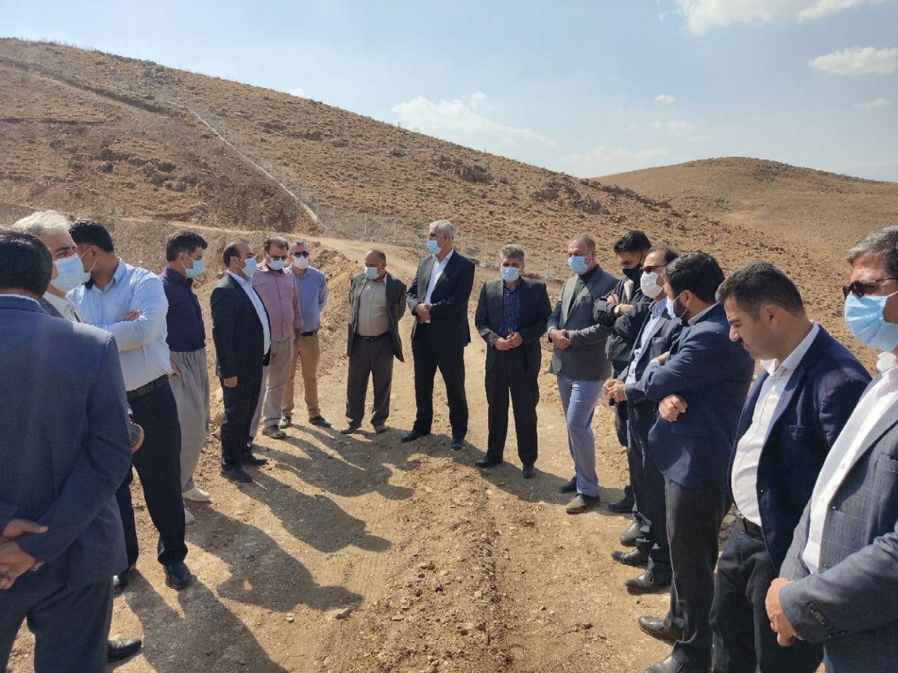 بازدید معاون برنامه ریزی و هماهنگی امور عمرانی فرمانداری از سایت جدید پسماند شهرستان